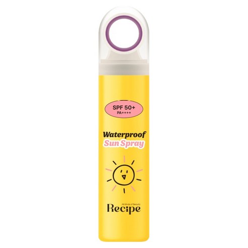 레시피 워터프루프 선스프레이 SPF50+ PA++++, 1개, 80ml