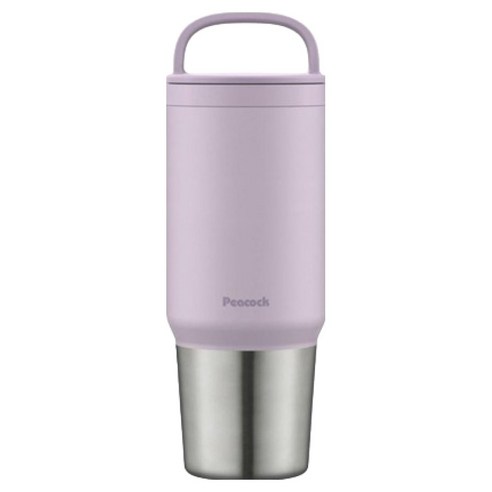PEACOCK 대용량 보온보냉 손잡이 텀블러 AEF-80, 1개, 800ml, 라일락퍼플