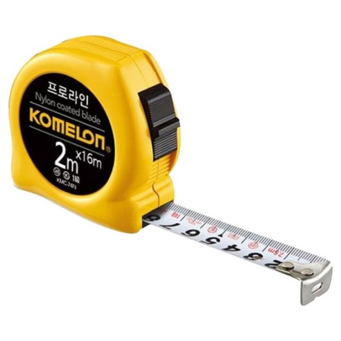 코메론 프로라인 줄자 노랑 2m x 16mm KMC-74N, 1개