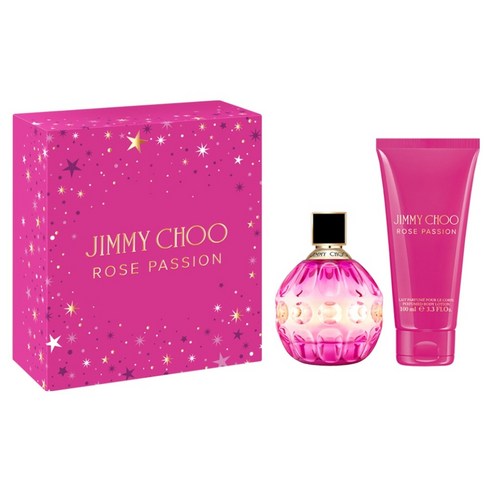 지미추 로즈 패션 EDP 60ml + 바디로션 100ml 세트, 1세트