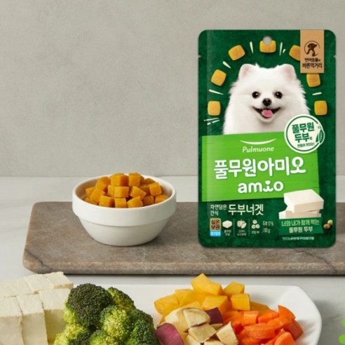 풀무원아미오 강아지 자연담은간식 두부너겟 이미지 2