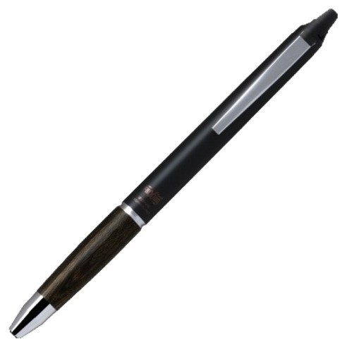한국파이롯트 프릭션 볼 노크 존 볼펜 우드 0.5mm, 다크브라운(바디), 블랙(잉크), 1개