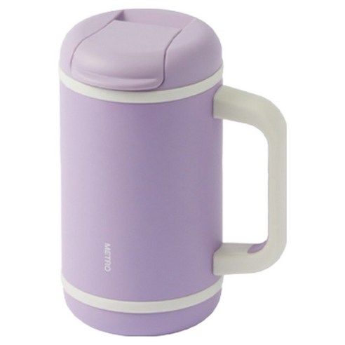 락앤락 메트로 퍼펙트씰 머그 텀블러 LHC4405VOL, 바이올렛, 440ml, 1개