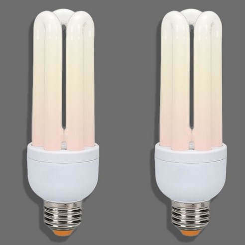 블루밍 삼파장 램프 20W EL 20EX-L, 전구색, 2개