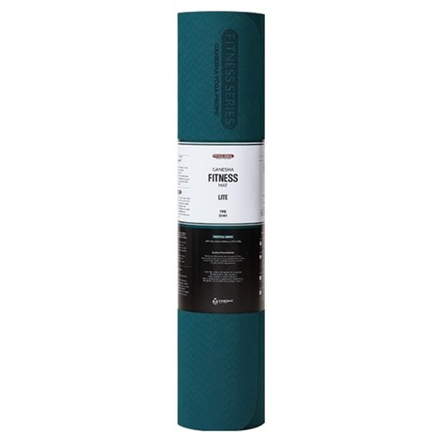 가네샤요가프랍스 가네샤 피트니스 라이트 요가매트 TPE 8mm, Tropical Green, 1개