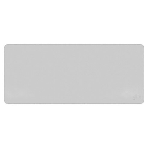지클릭커 가죽 장패드 데스크 매트 700 x 260 mm, 라이트 그레이, 1개