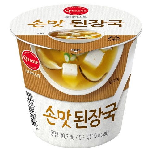 오테이스트 손맛 된장국, 5.9g, 1개