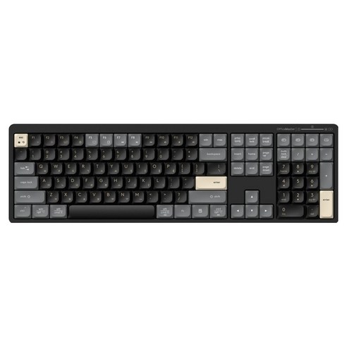 한성컴퓨터 OfficeMaster 3모드 저소음 펜타그래프 유무선 키보드, 제조사축, GK698, ROYAL BLACK
