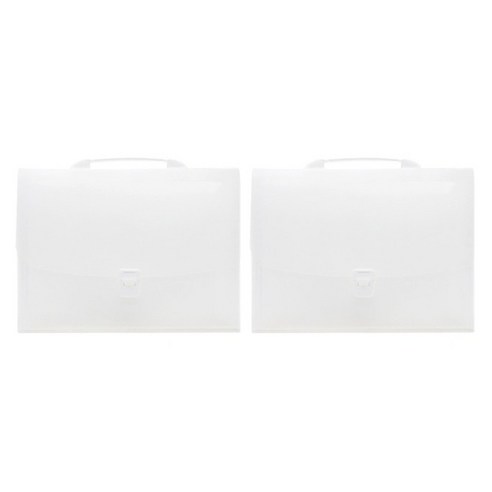 투데이리빙 인덱스 아코디언 파일 13칸 손잡이 화일 케이스 R98285L, 화이트, 2개