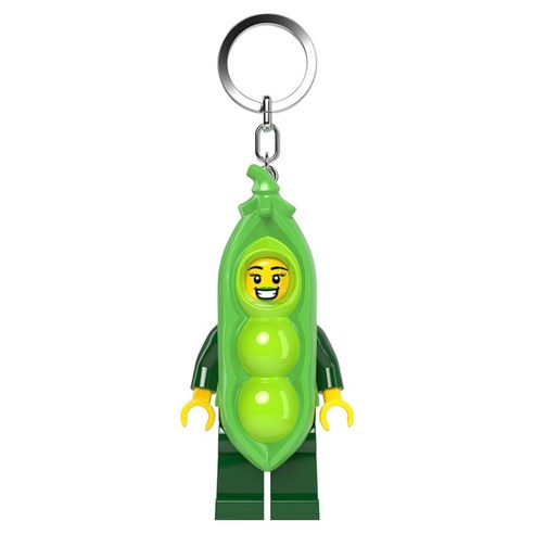 레고 미니피겨 키체인 라이트 완두콩 수트걸 KE241H, GREEN, 1개