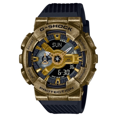 蒸氣龐克之魂！CASIO G-SHOCK GM-110VG-1A9DR：仿舊金屬打造的工業美學巔峰