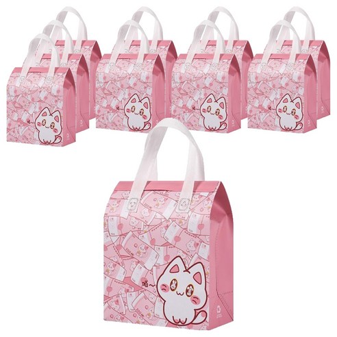 이홈베이킹 고양이 테이크아웃 보냉백, 혼합색상, 10개
