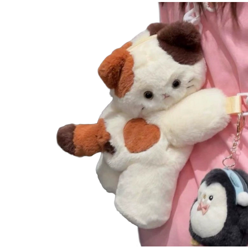 밀알컴퍼니귀여운모찌인형, 22cm, 고양이 크로스백 크로스 백, 1개