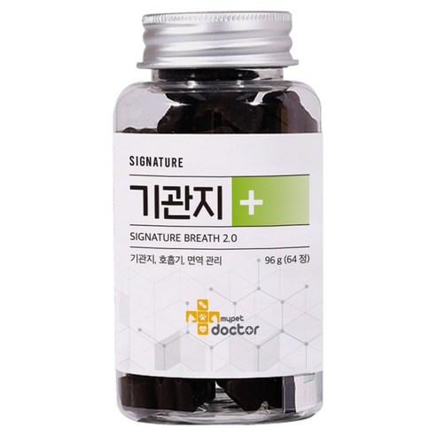 마이펫닥터 강아지 시그니처 기관지 2.0 영양제 96g, 64정, 호흡기/기관지, 1개