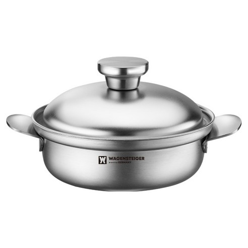 바겐슈타이거 인덕션 로스탈 통5중 무연마 316 스텐 양손냄비 로우팟