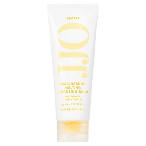 네이처리퍼블릭 심플 오프 나이아신아마이드 멜팅 클렌징 밤, 80ml, 1개