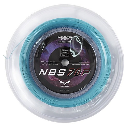 ASCENDING 롤 배드민턴라켓 스트링 NBS70P, 민트, 1개