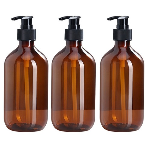 리빙메이커 주방 세탁 세제 리필 소분 공병 500ml, 3개, 엠버