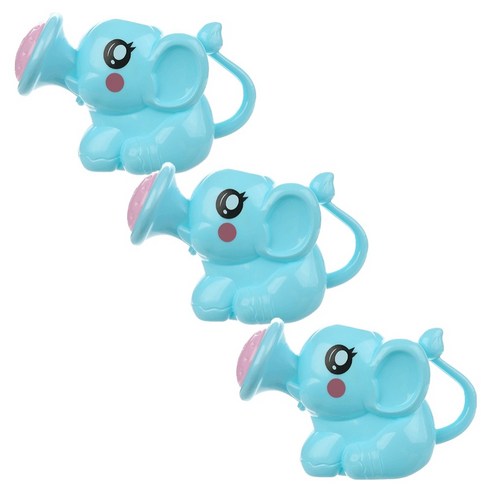 바른코리아 목욕놀이 코끼리 물놀이 물뿌리개 가든놀이, 3개, 블루