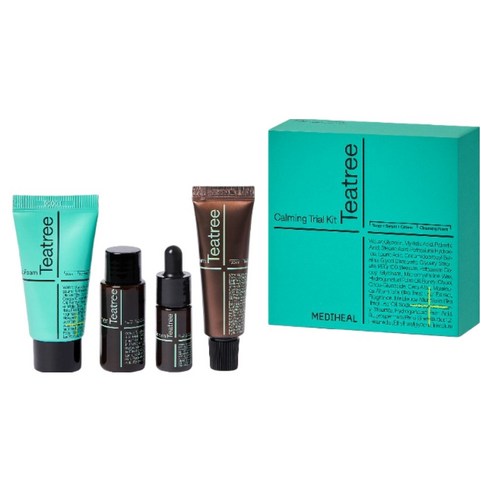 메디힐 티트리 카밍 트라이얼 키트 클렌징 폼 30ml + 토너 30ml + 세럼 10ml + 크림 20ml 세트, 1세트
