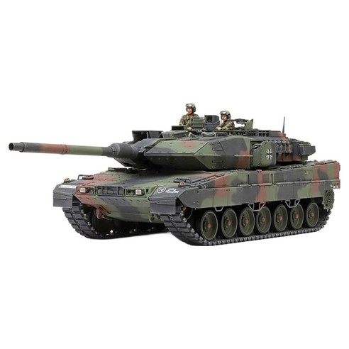 타미야 1/35 독일 연방군 주력 전차 레오파르트 2 A7V 35387 피규어 혼합색상, 1개