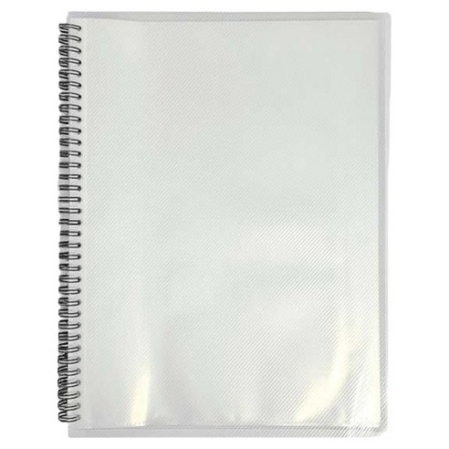 티처스 360도 스프링 화일 230 x 310 mm x 40p, 투명, 1개