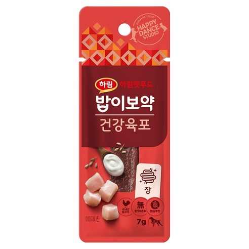 하림펫푸드밥이보약 강아지 건강육포, 7g, 1개, 장