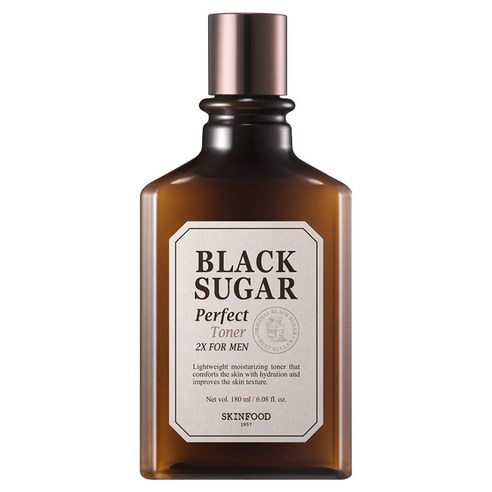 스킨푸드 블랙슈가 퍼펙트 토너 2X 포맨, 180ml, 1개