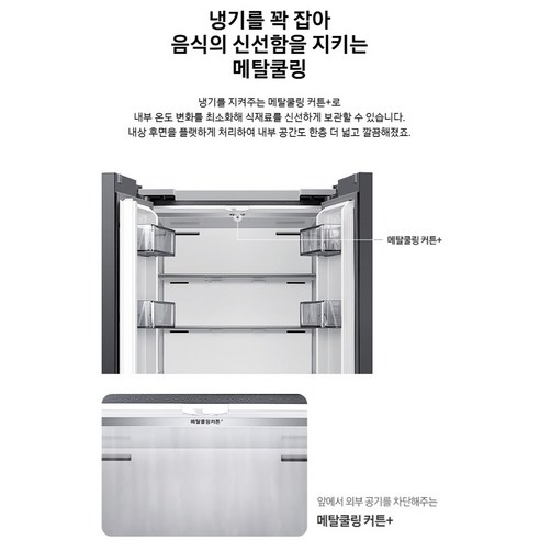 삼성전자 Bespoke AI 김치플러스 420L 후기 분석 - 설치 완료 모습