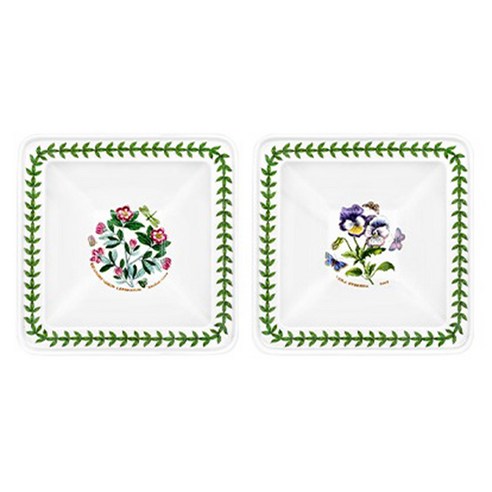 포트메리온 보타닉 가든 사각 샐러드볼 14cm, 랜덤발송, 2개