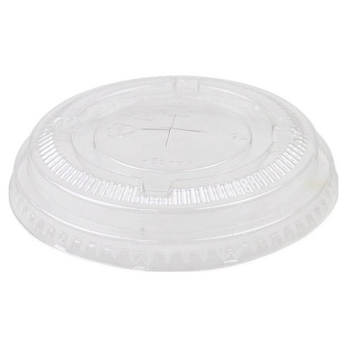 아이엔피 PET 아이스컵 92파이 타공 리드 뚜껑, 1개, 100개입, 평면형
