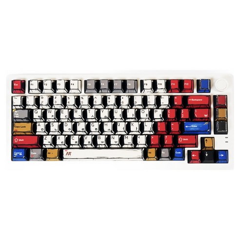큐센 PBT 염료승화 체리프로파일 한글 키캡 139키, 애니메이션 페인팅, QSENN PBT 염료승화 체리프로파일 키캡, 제조사축