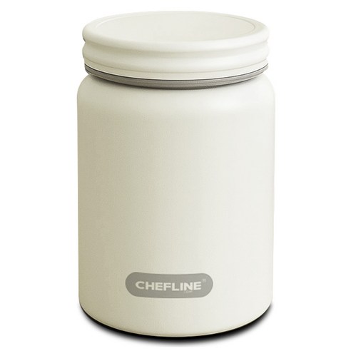 셰프라인 스텐SUS304 죽통, 화이트, 1개, 450ml