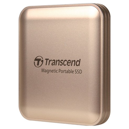 트랜센드 마그네틱 외장SSD ESD420, 샴페인 골드, 1TB
