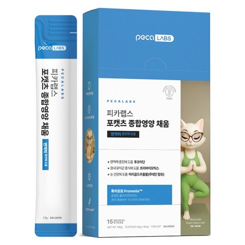 피카랩스 포캣츠 종합영양 채움 영양제 PECA7101, 1개, 면역력, 15회분