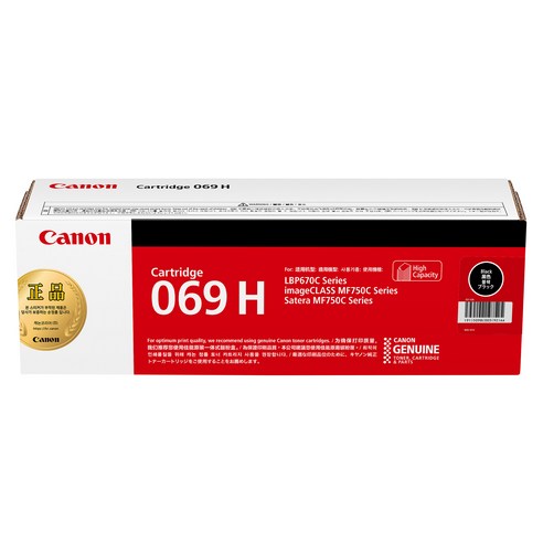 캐논 CRG-069H BK 정품 토너카트리지, 검정, 1개