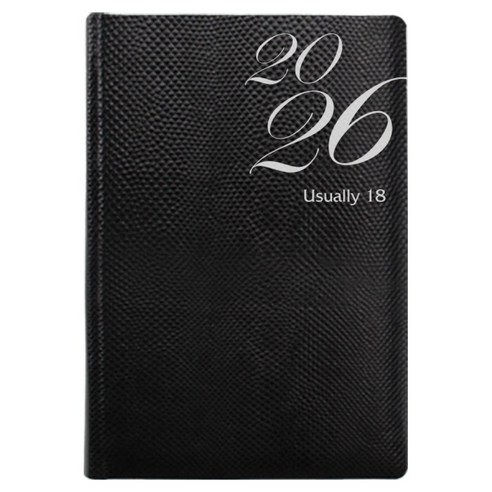 양지다이어리 2026 유즈어리18 다이어리, 블랙, 1개