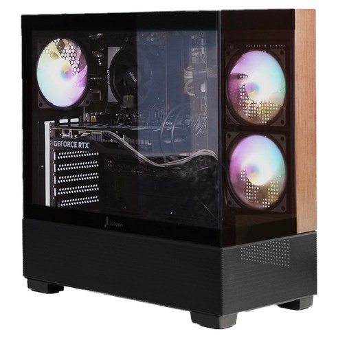 주연테크 2025 카운터 D6 라이젠5 라이젠 9000 시리즈 지포스 RTX 5060 Ti, 블랙, 16GB, 512GB, WIN11 Home, D696X56TW-B