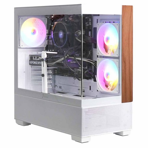 주연테크 2025 카운터 D6 라이젠5 라이젠 7000 시리즈 라데온 RX 9070 XT, 화이트, 16GB, 512GB, Free DOS, D675F97XT-W