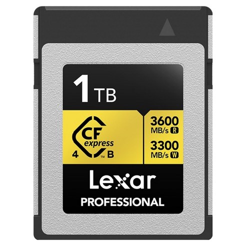 렉사 CFexpress Type B 4.0 GOLD 8K RAW 시네마 고속 메모리 카드, 1개, 1TB