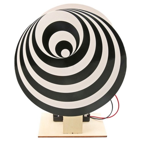 넥트론 물리 과학실험 DIY 키트 시각 착시 회전판 140 x 90 x 185 mm, 1개