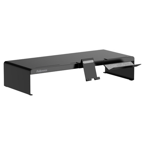 펠로우즈 메탈 모니터 받침대, Black, 1개
