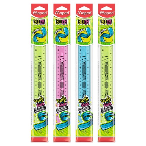 마패드 구부러지는 자 트위스트 플렉스 30cm, 랜덤발송, 4개