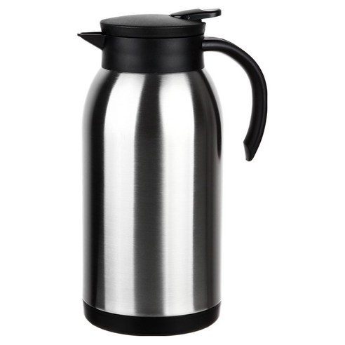 플라라 스틸써몰 보온보냉 주전자, 1개, 실버, 1.5L