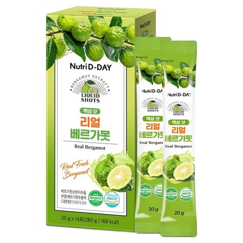 뉴트리디데이 리얼 베르가못 14p, 280ml, 1개