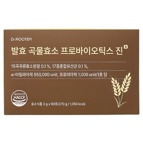 닥터루템 정품 발효 곡물효소 프로바이오틱스 진 90회분, 1개 솔직 후기 | 실사용자 리뷰 분석 썸네일