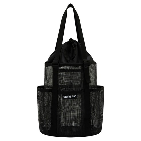 아레나 메쉬 토트백 A5AC1AB20, BLACK
