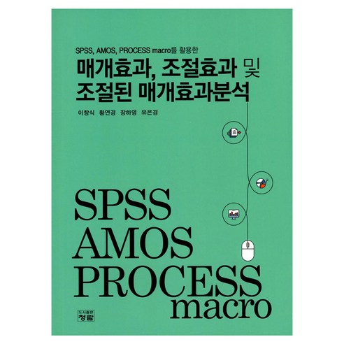 SPSS AMOS PROCESS macro를 활용한 매개효과 조절효과 및 조절된 매개효과분석, 청람, 이창식 외 3명
