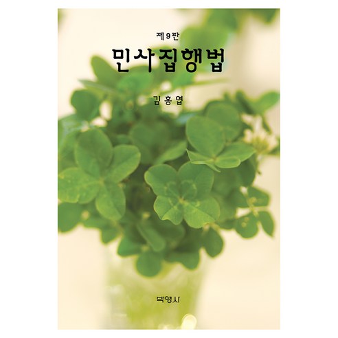 민사집행법 제9판, 박영사, 김홍엽