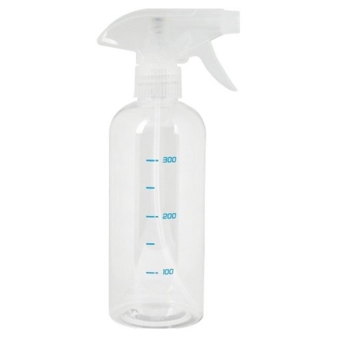 눈금이 있는 분무기 350ml, 투명, 1개